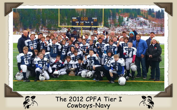The 2012 CPFA Tier 1 Cowboys-Navy