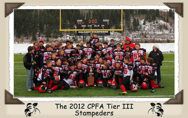 The 2012 CPFA Tier 3 Stampeders