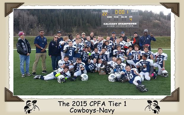 The 2015 CPFA Tier 1 Cowboys-Navy