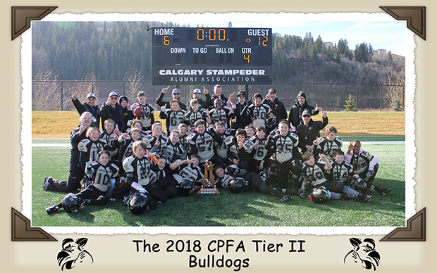 The 2018 CPFA Tier 2 Bulldogs
