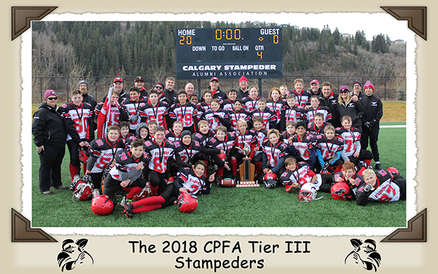 The 2018 CPFA Tier 3 Stampeders